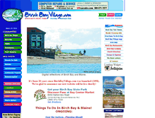 Tablet Screenshot of birchbayvillage.com